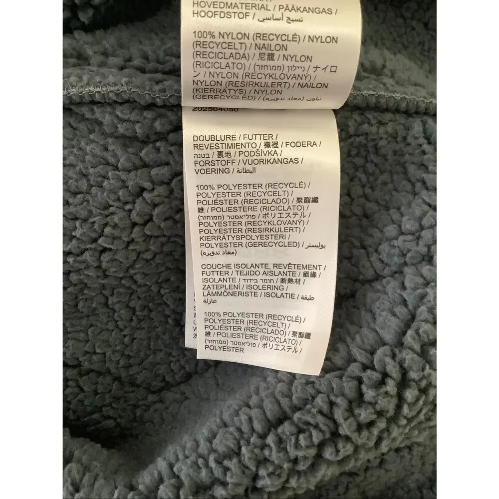 Prana Men's XL Thundercloud Encinitas Sherpa Lined Snap Shacket Gorpcore HR1-11